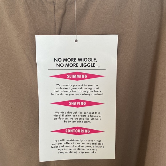 NWT Women with Control Size 2 XLP 2XP Brown Pants - Picture 4 of 17